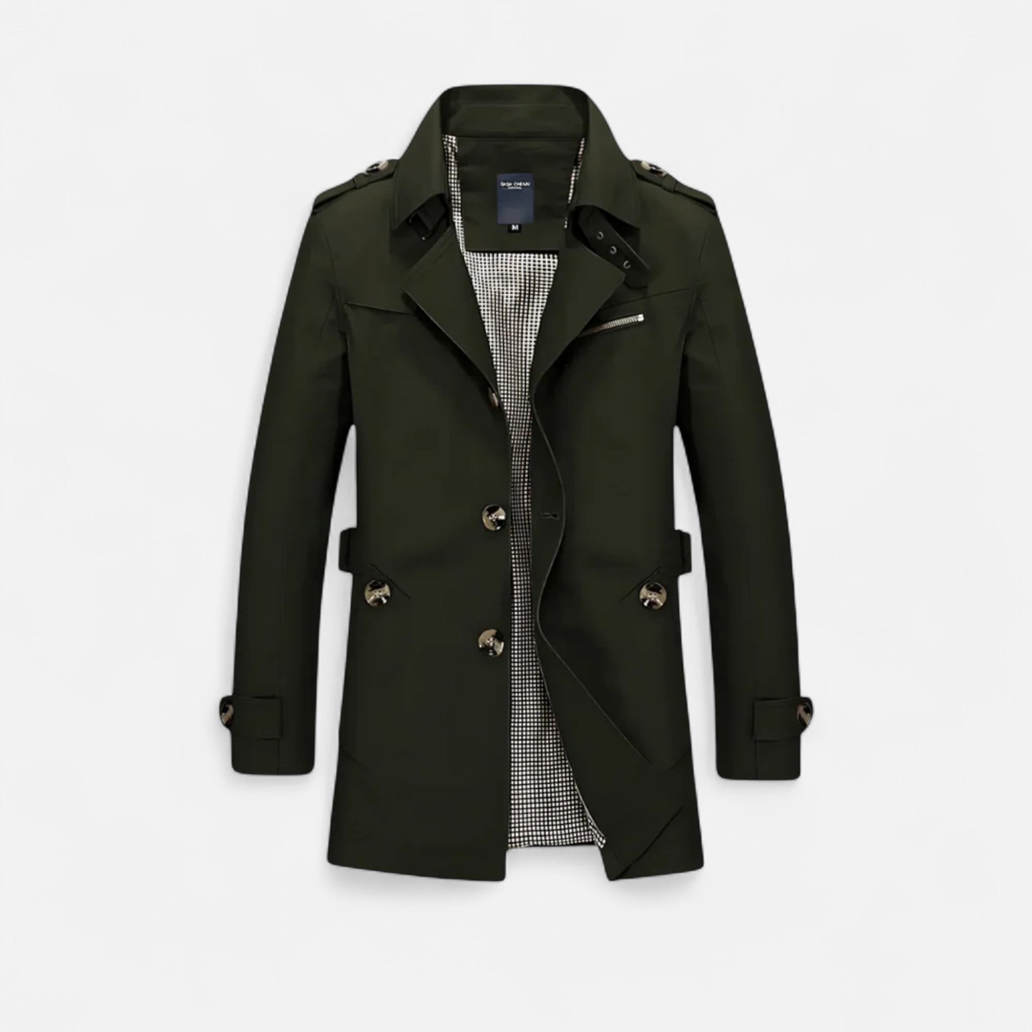 Belcien | Lightweight Refined Trench Coat