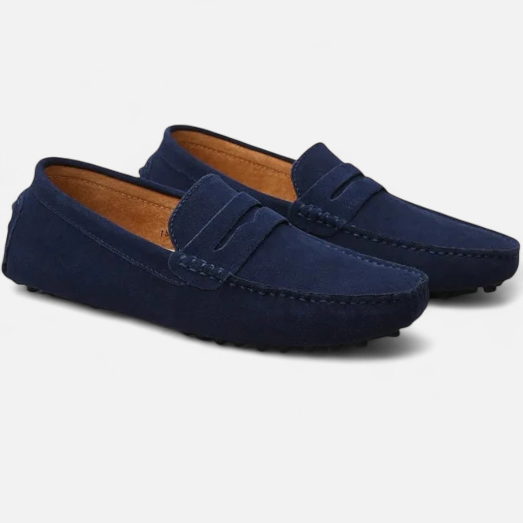 Belcien | Men’s Suede Driver Loafers