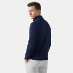 Belcien | Men’s Half-Zip Wool Blend Sweater