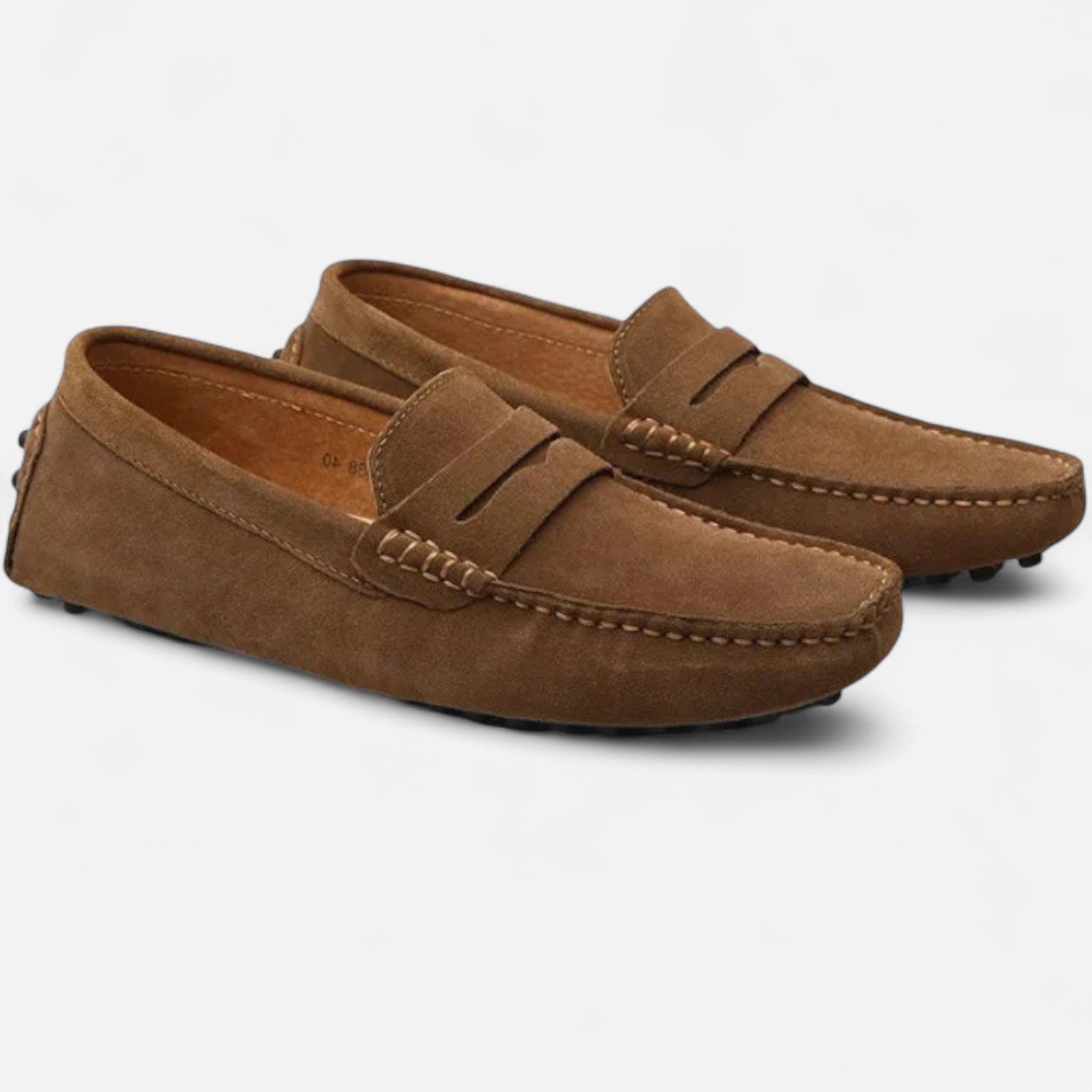 Belcien | Men’s Suede Driver Loafers