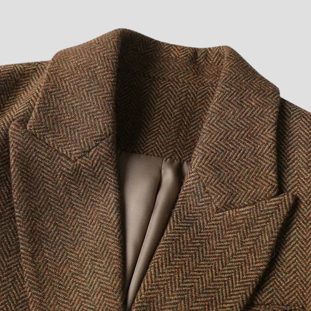 Belcien | Women’s Double-Breasted Tweed