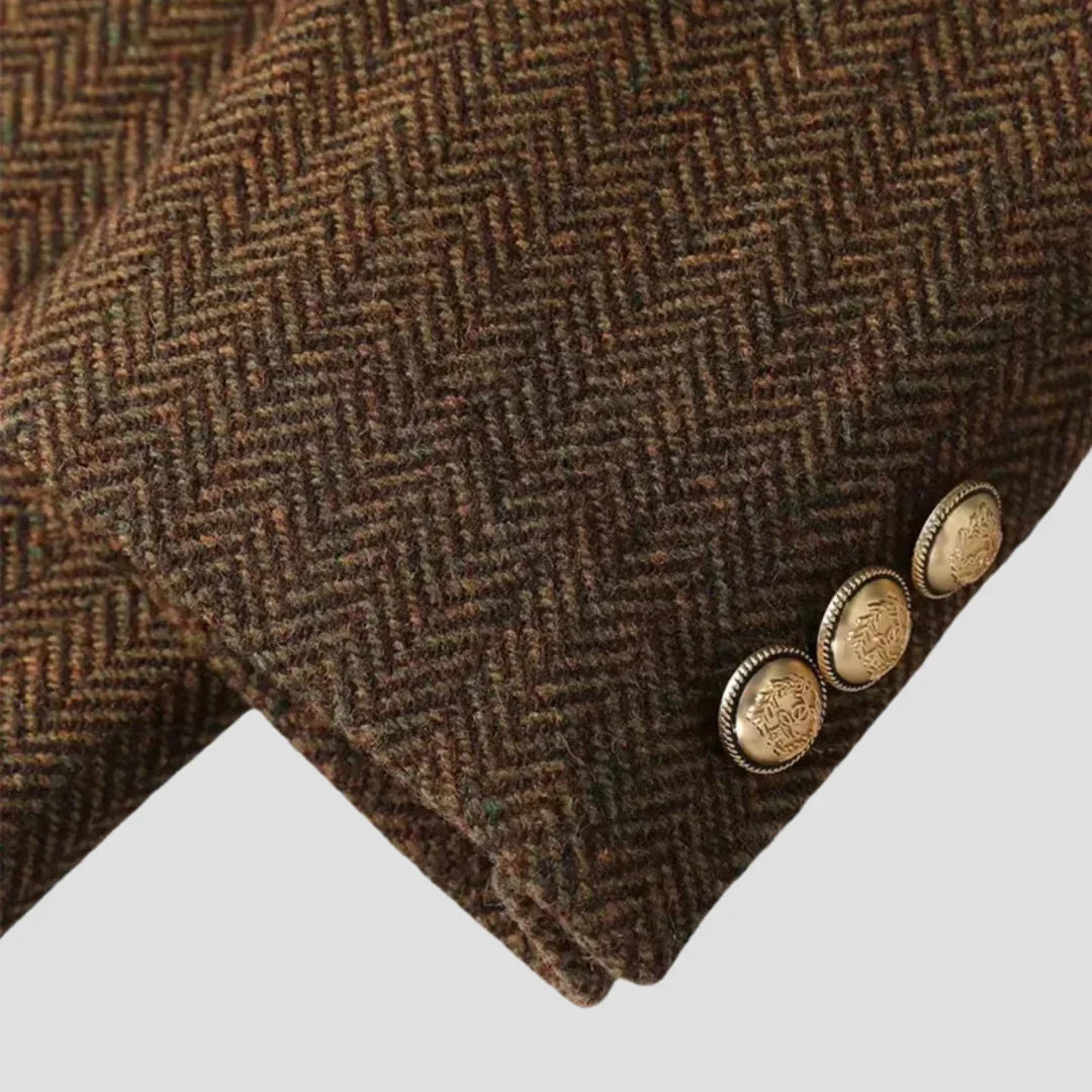 Belcien | Women’s Double-Breasted Tweed