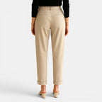 Belcien - Women’s High Waist Linen Pants