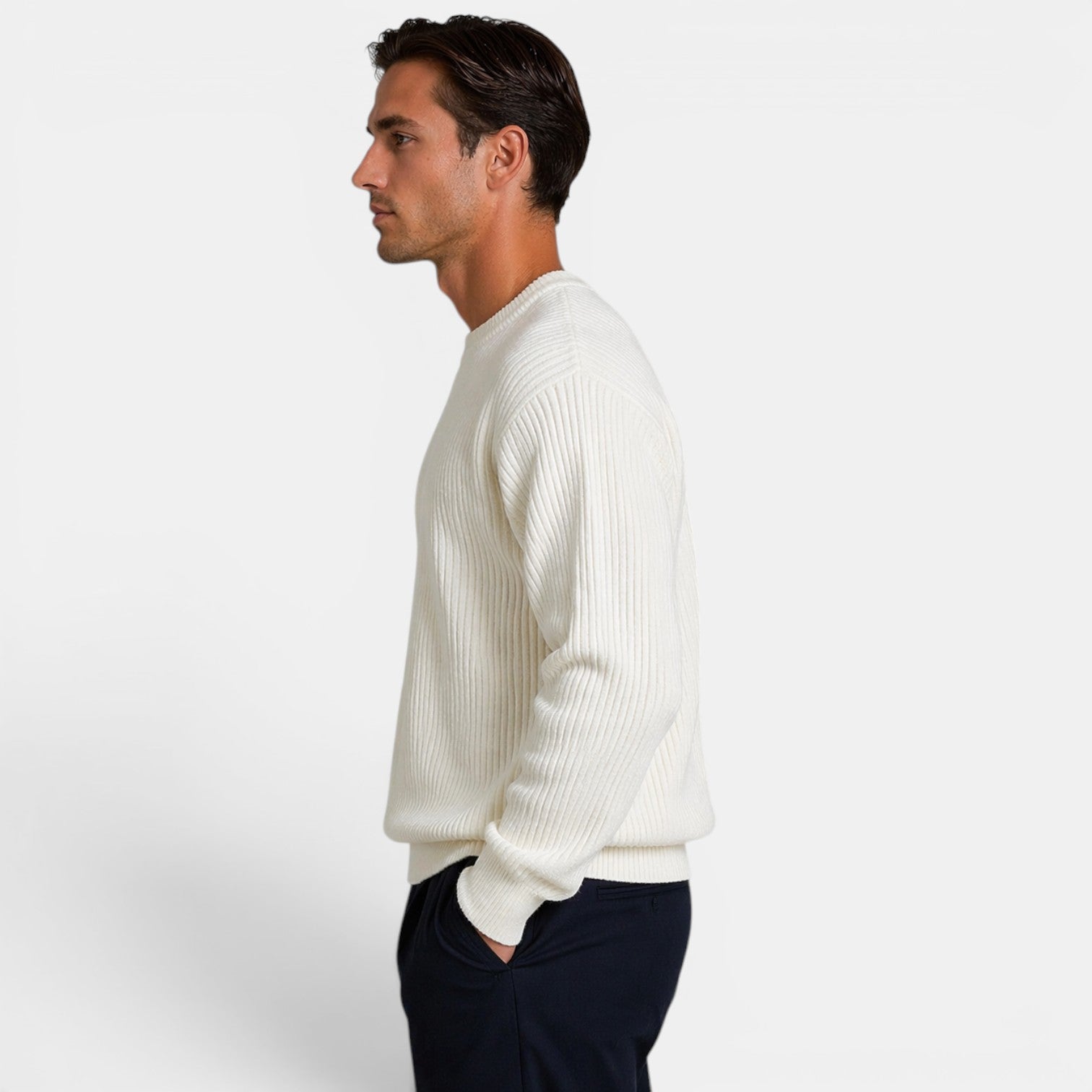 Belcien - Men’s Knit Crewneck Sweater