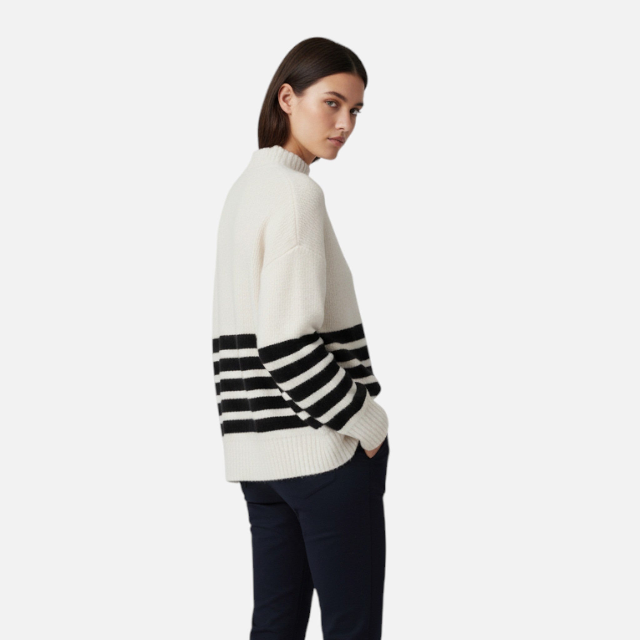 Belcien | The Coastal Stripe Sweater