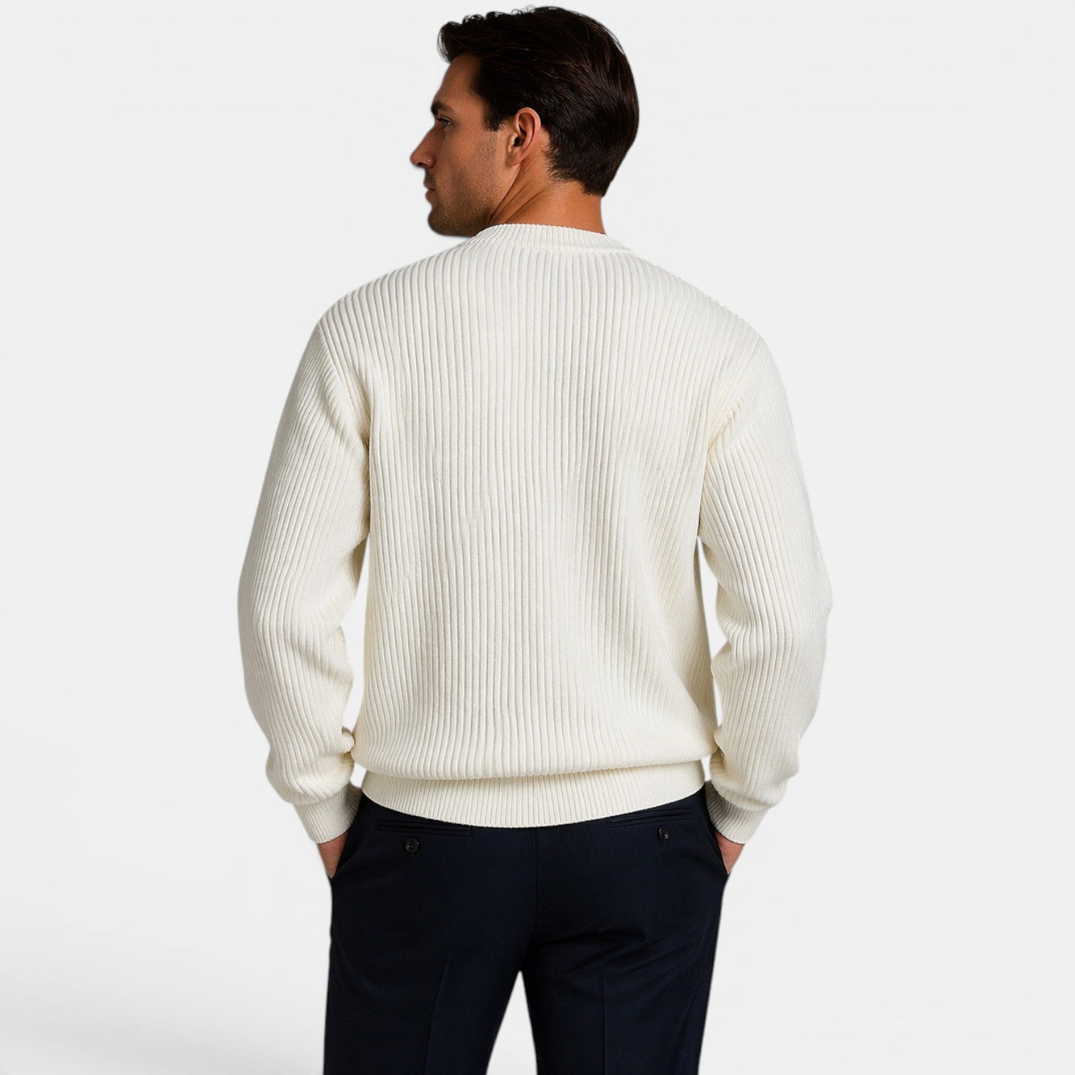 Belcien - Men’s Knit Crewneck Sweater