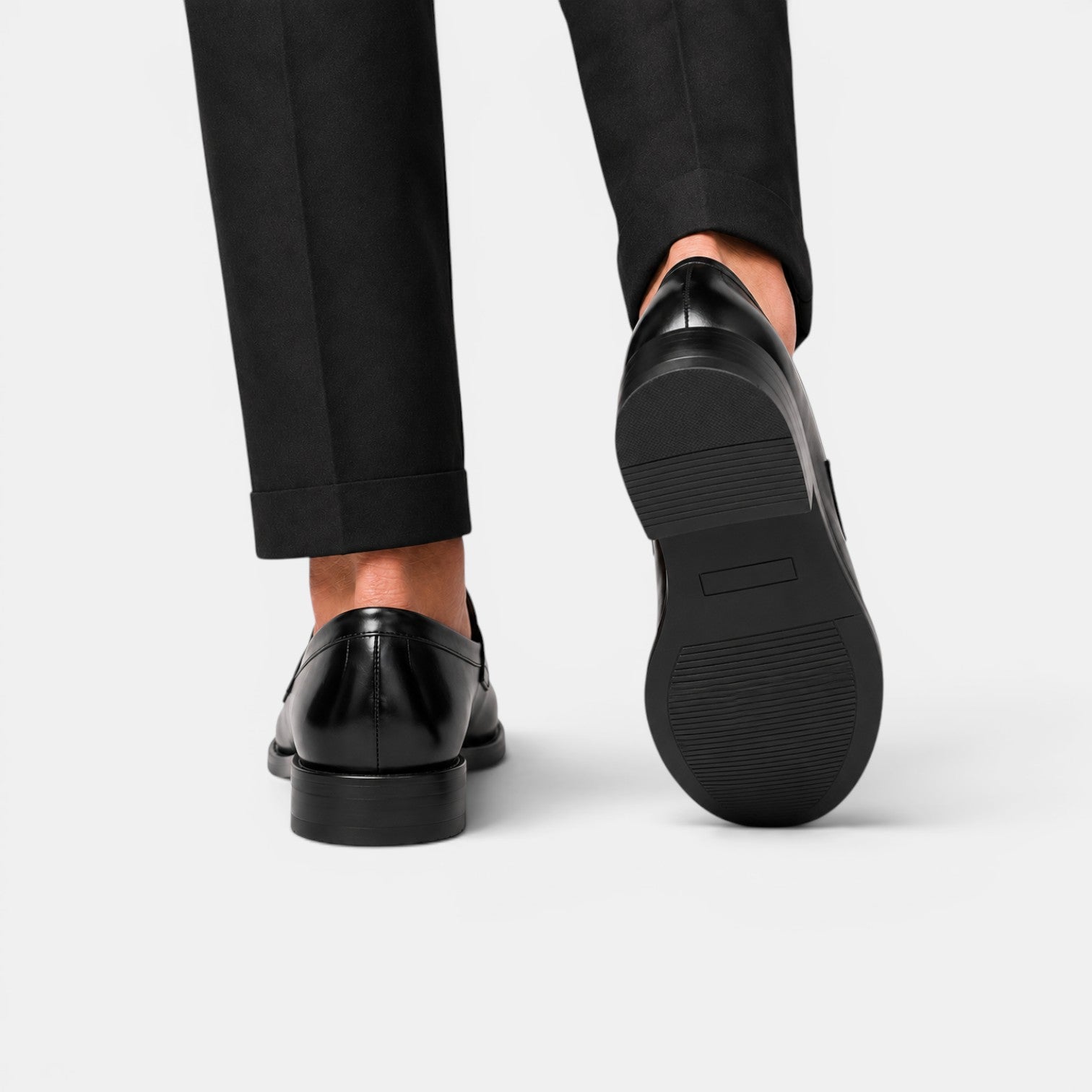 tapered dress pants black dress loafers men Mens these loafers deliver elegance with ease Aosta Slip-On Loafer Black