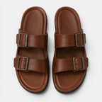 Men's Leather Sandals Classic Comfort Open Toe Summer Wear