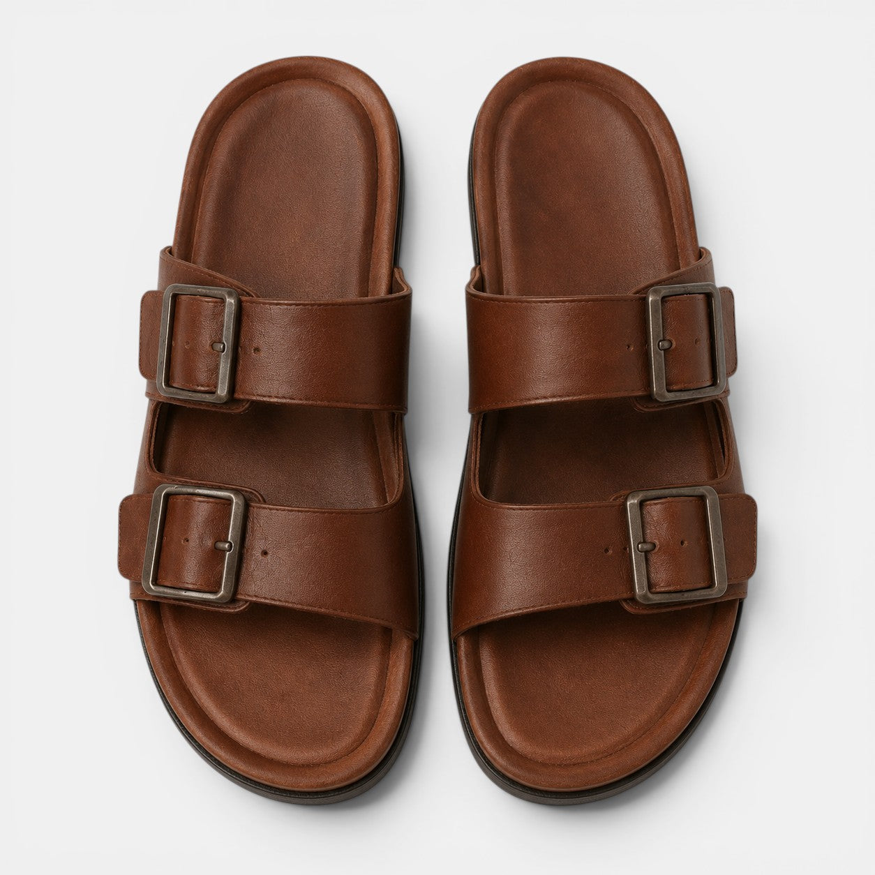 Men's Leather Sandals Classic Comfort Open Toe Summer Wear