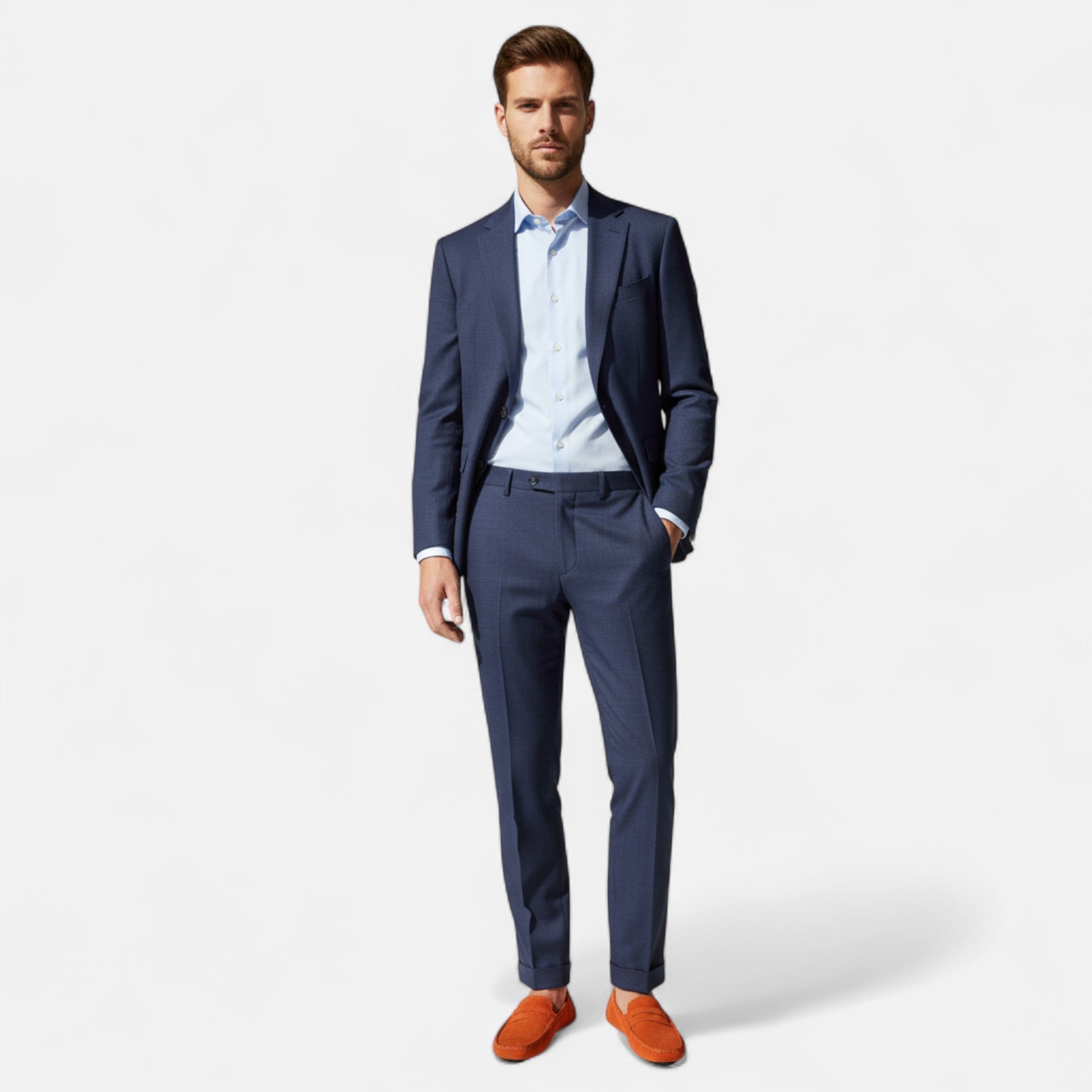 Belcien | Men’s Suede Driver Loafers