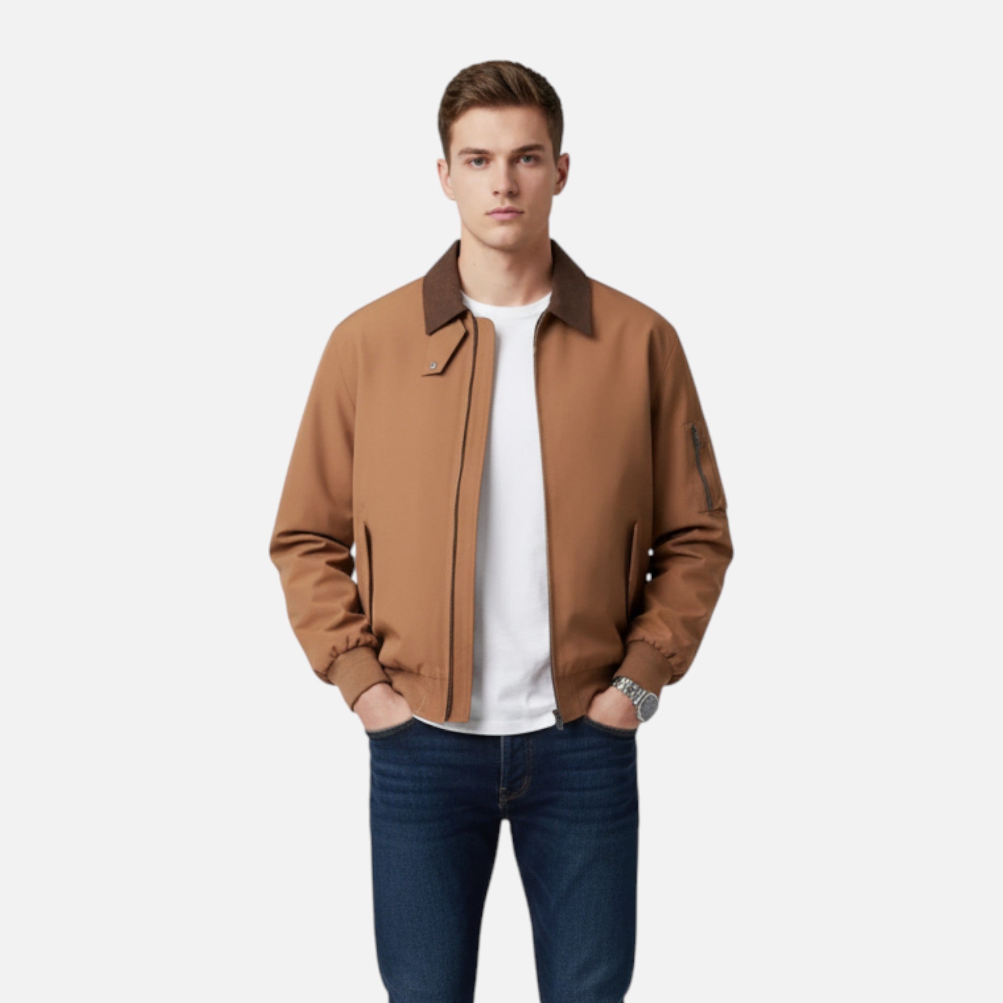 Belcien | Classic Harrington Jacket