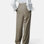 Belcien | Women’s Woollen Oversized Pants