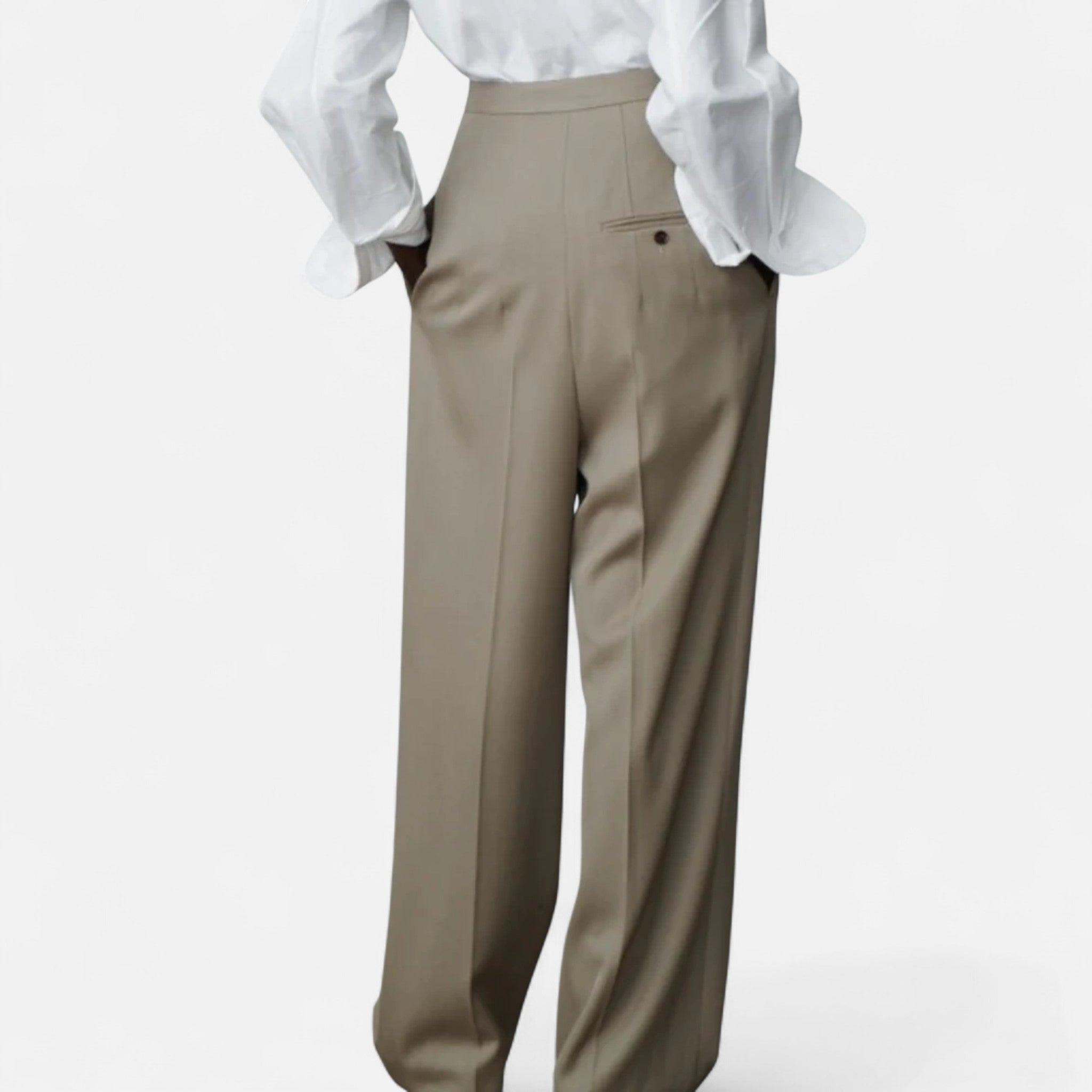 Belcien | Women’s Woollen Oversized Pants