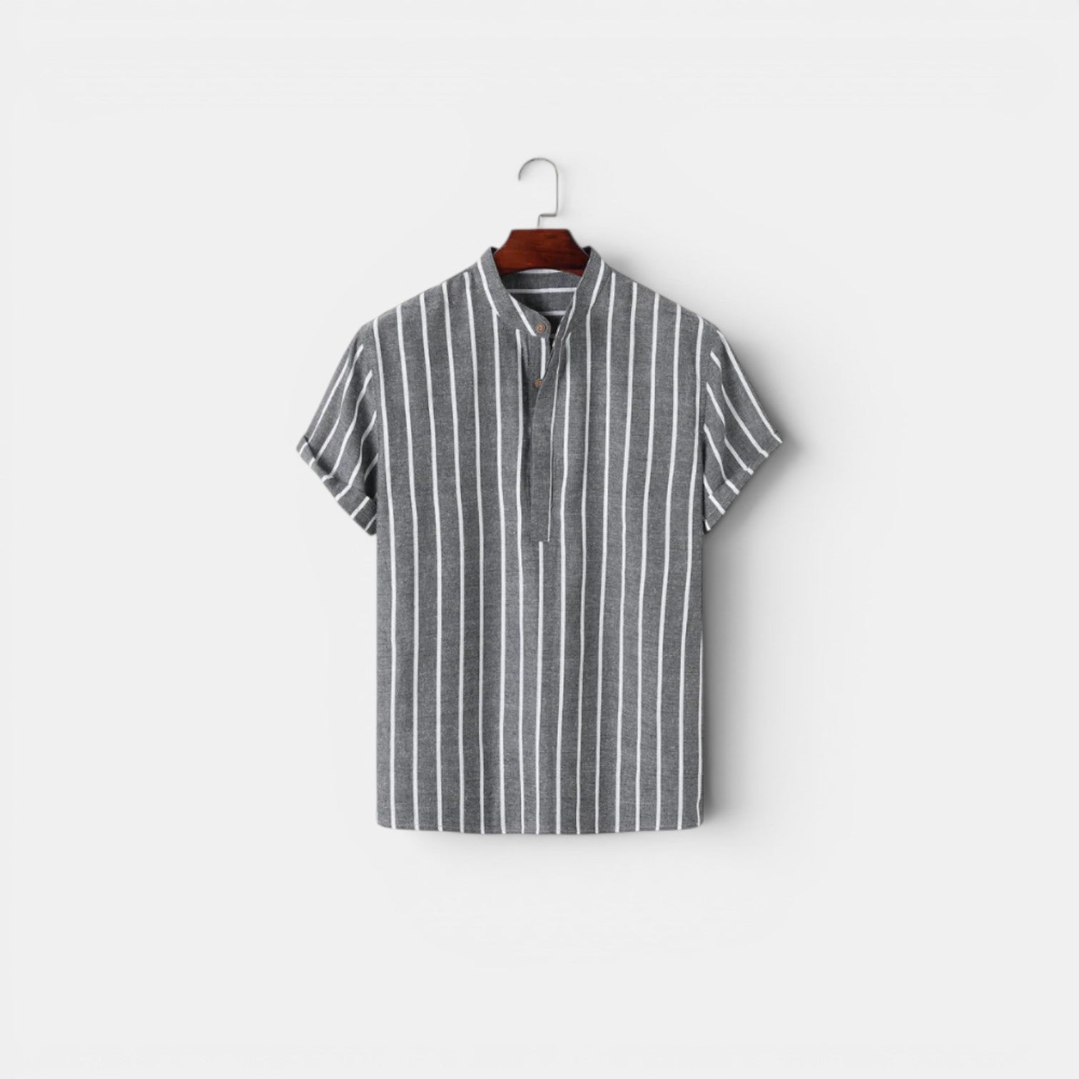 Belcien - Men’s Linen Polo Shirt