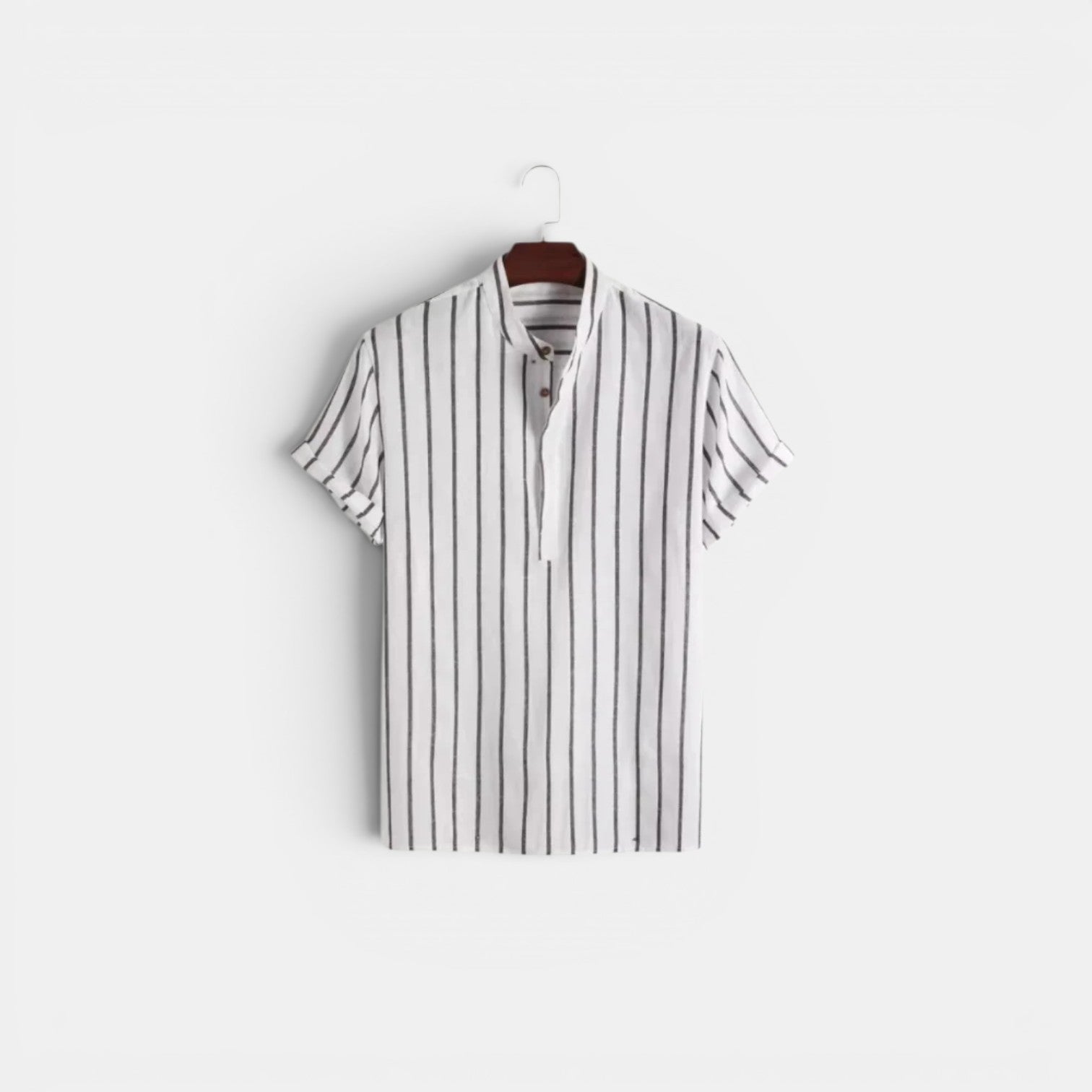 Belcien - Men’s Linen Polo Shirt