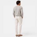 Men's Cotton Drawstring Pants Relaxed Fit Everyday Trousers