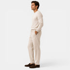 Men's Cotton Drawstring Pants Relaxed Fit Everyday Trousers