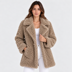 Women’s Teddy Plush Oversized Jacket for Winter