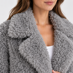 Women’s Teddy Plush Oversized Jacket for Winter