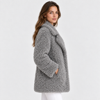 Women’s Teddy Plush Oversized Jacket for Winter