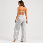 Women's Jumpsuit Sleeveless Stretchy High Waist Casual