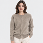Women's Cashmere Look Cardigan Soft Button Front Knit Sweater