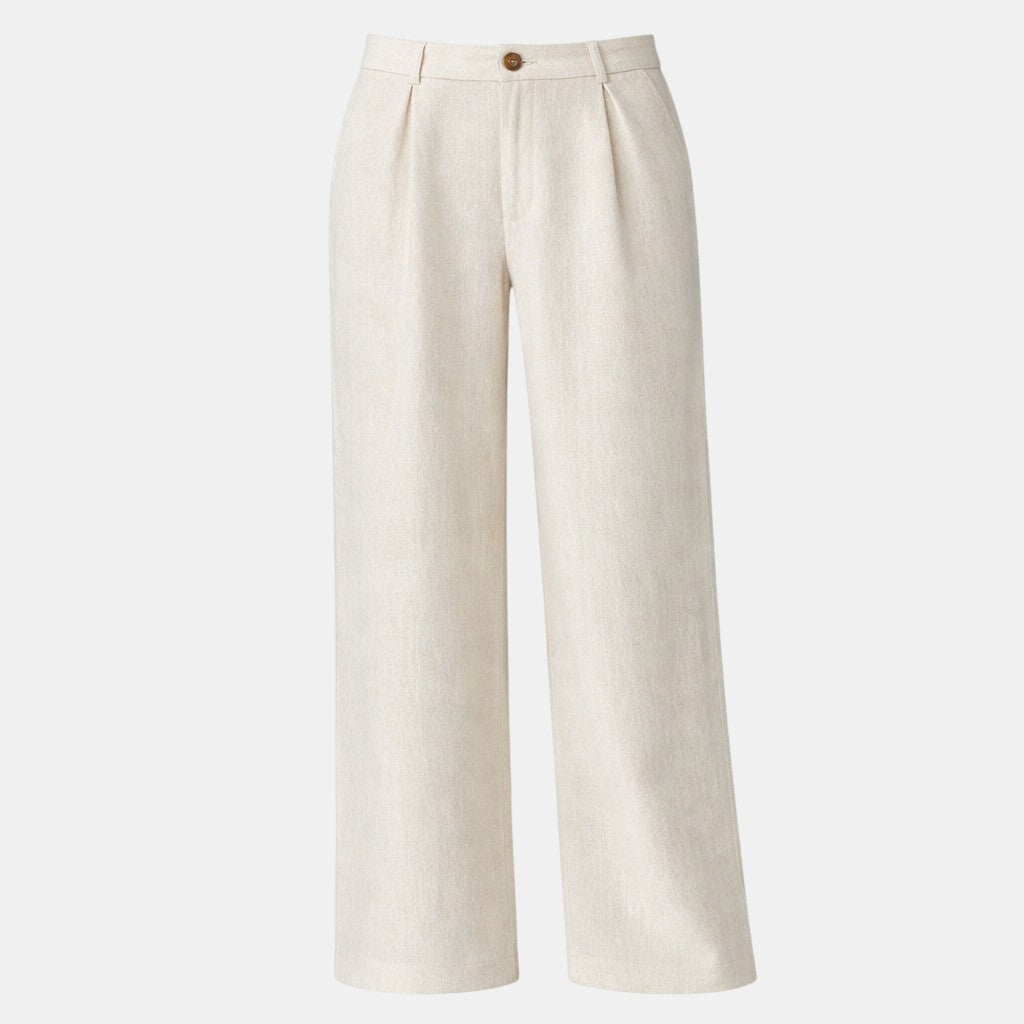 Belcien | Women’s Pleated Wide-Leg Trousers