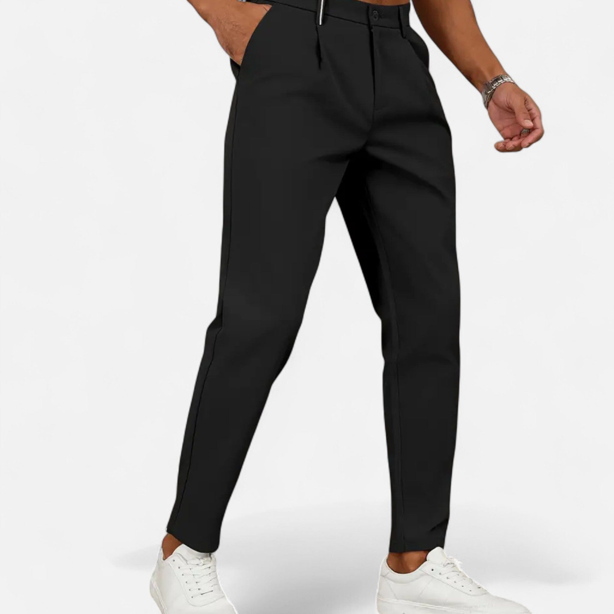 Belcien | Men’s Classic Pleated Business Trousers