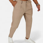 Belcien | Men’s Classic Pleated Business Trousers