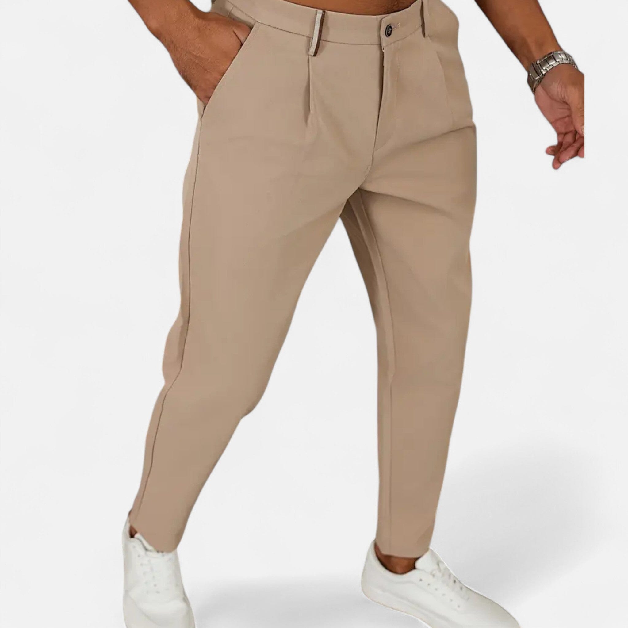 Belcien | Men’s Classic Pleated Business Trousers