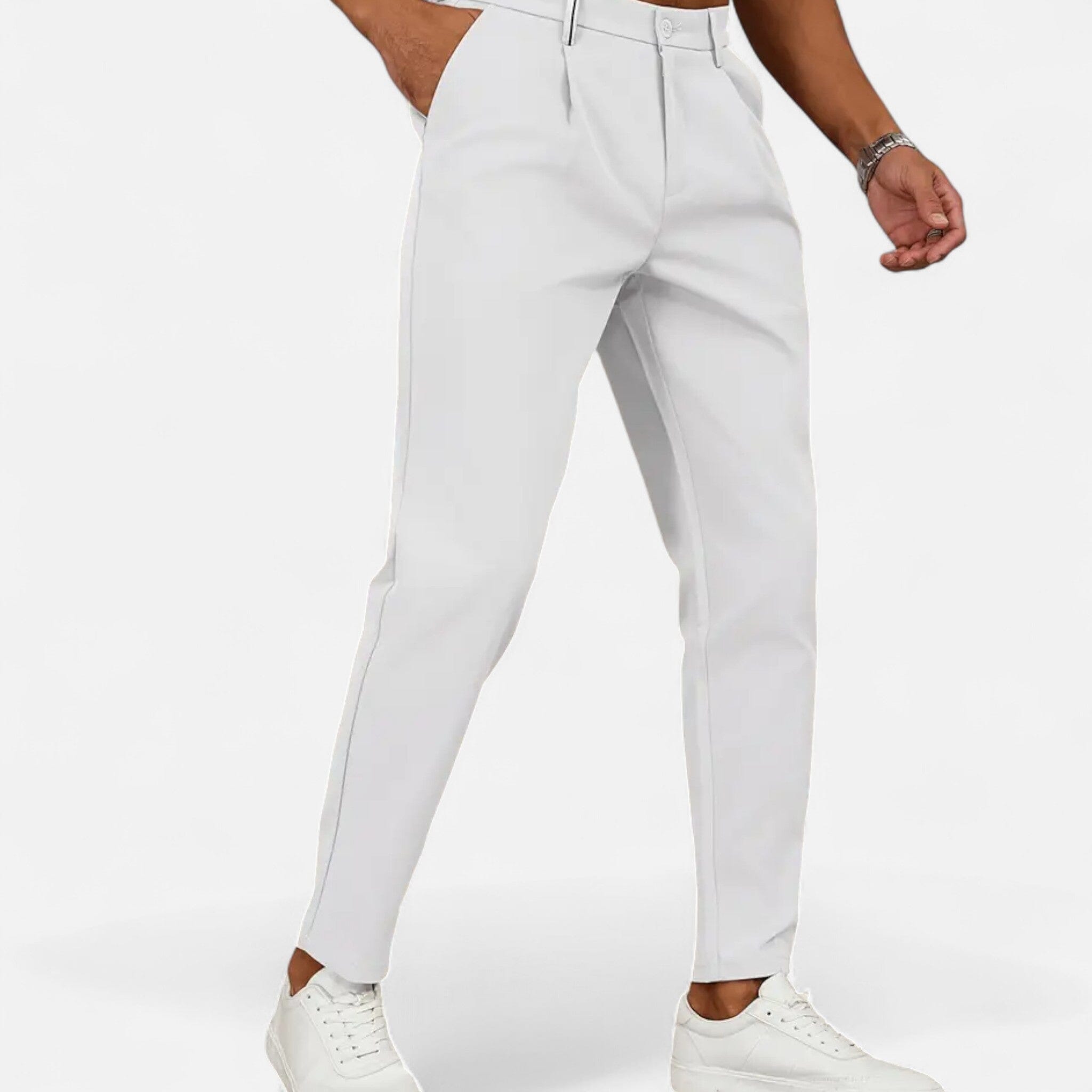 Belcien | Men’s Classic Pleated Business Trousers