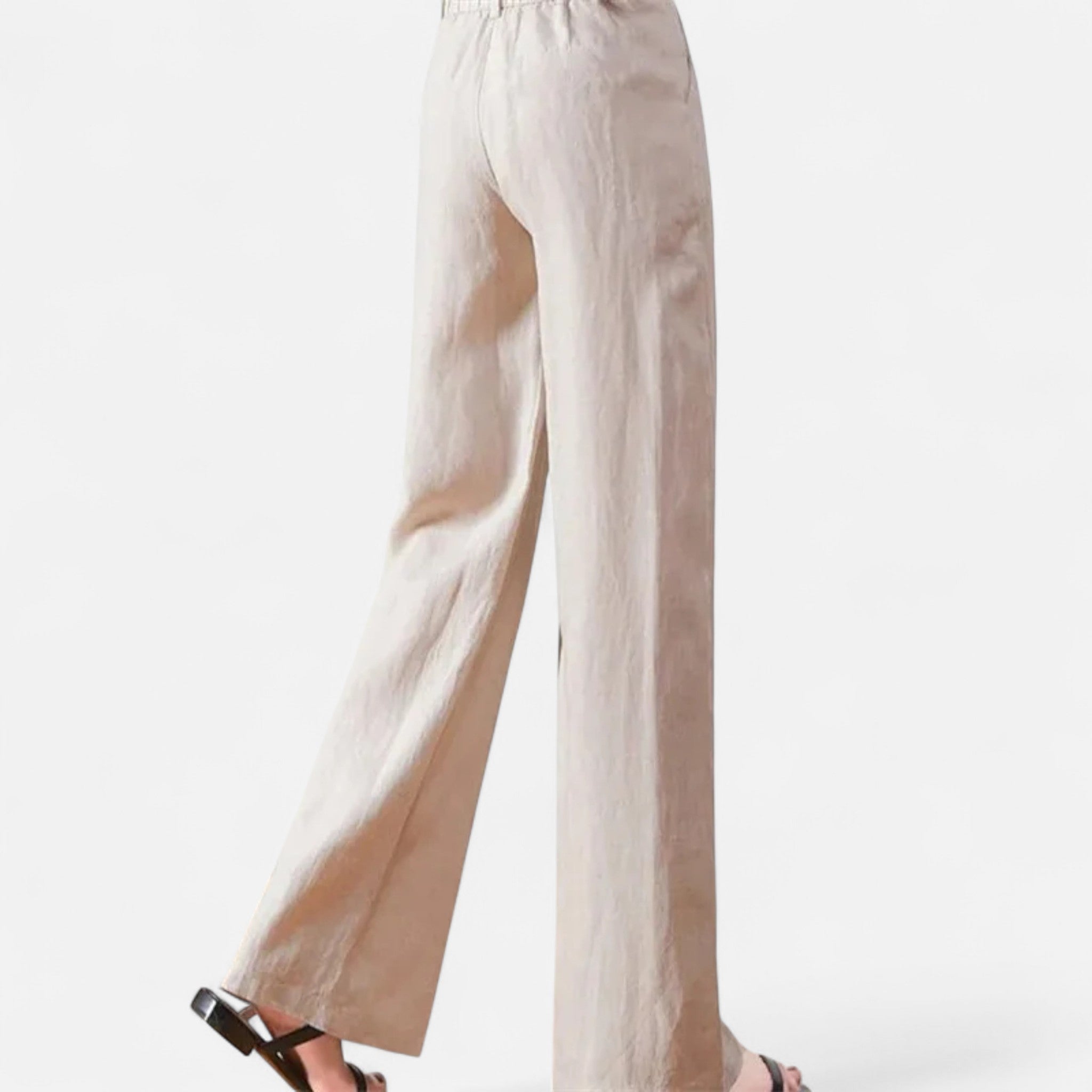 Belcien | Women’s Cotton Linen Wide-Leg Pants