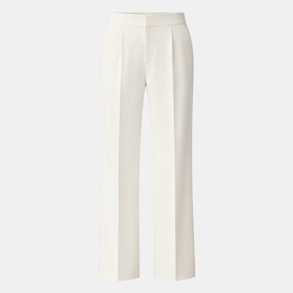 Belcien | High Waist Women’s Straight Trousers with Lightweight Comfort