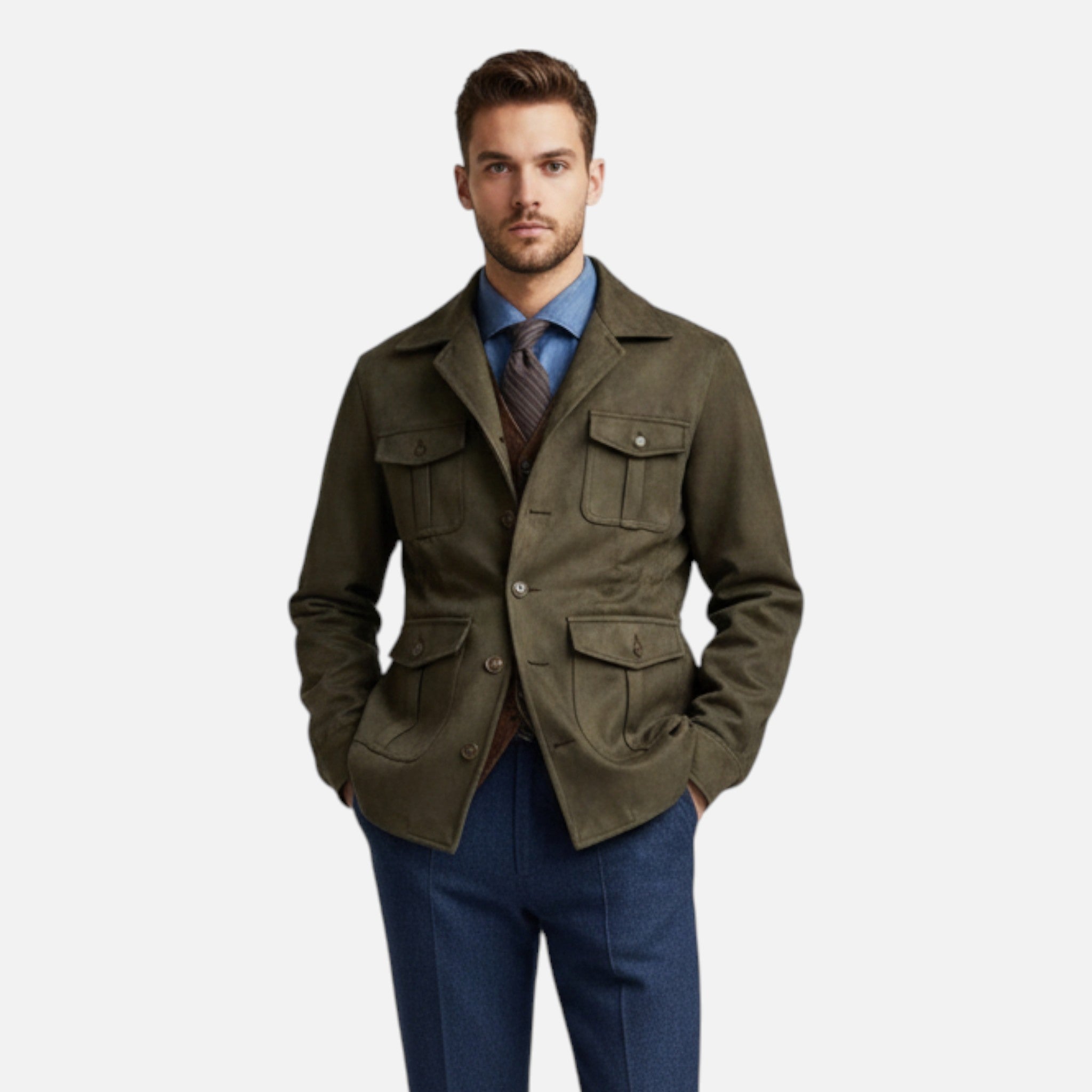 Belcien | Men’s Old Money Pocket Jacket