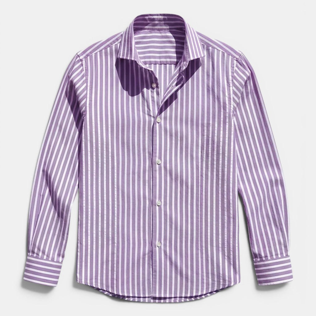 Belcien - Men’s Striped Classic Shirt
