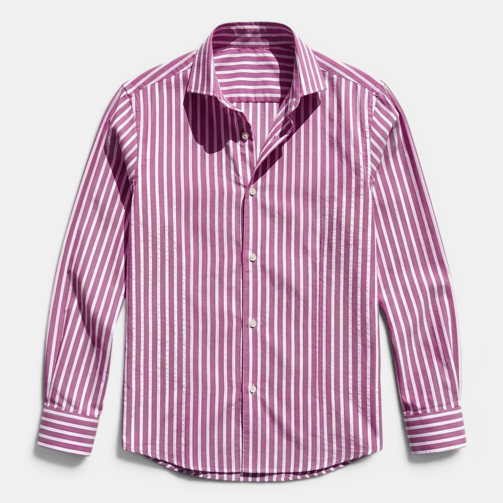 Belcien - Men’s Striped Classic Shirt