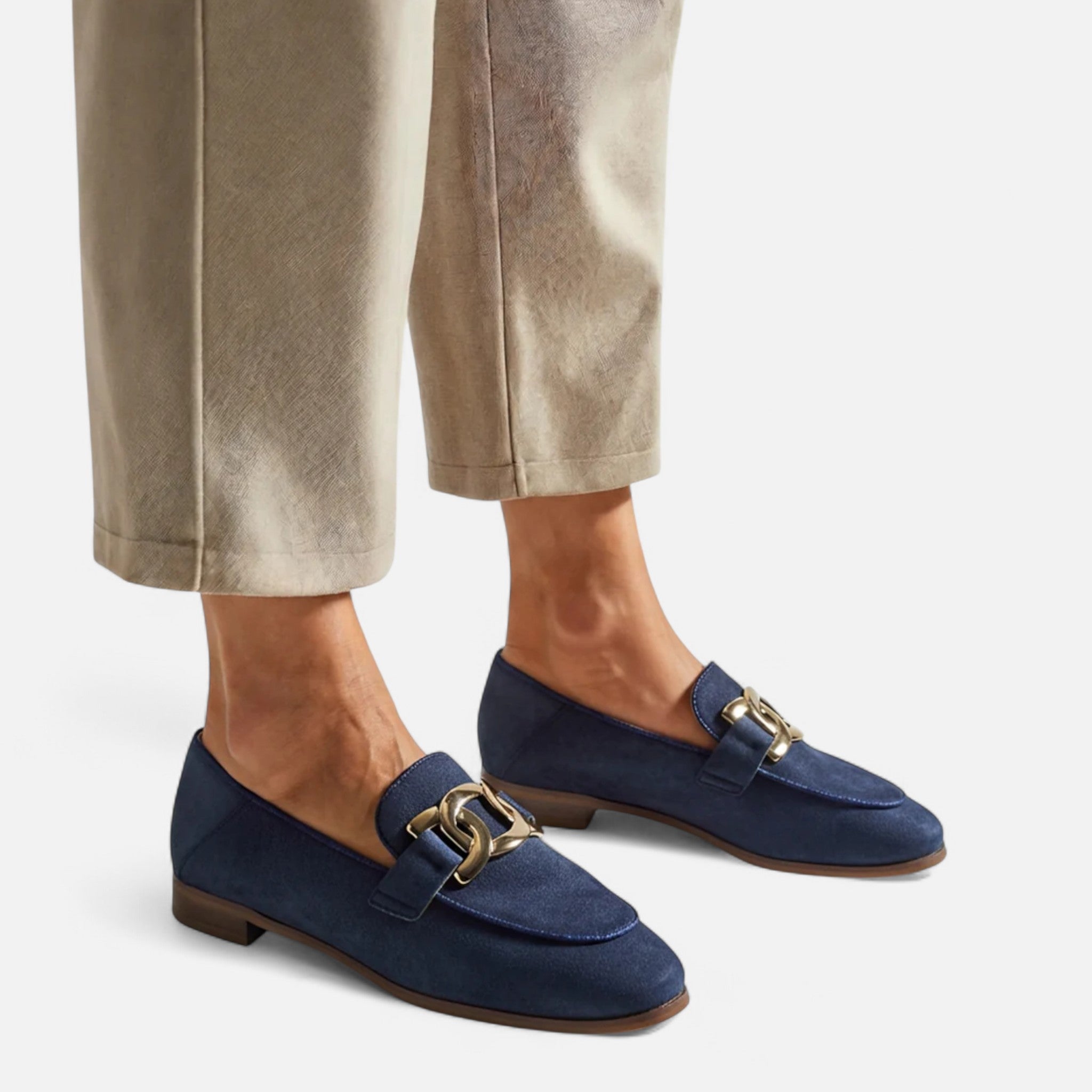 Belcien | Duchess Suede Loafers