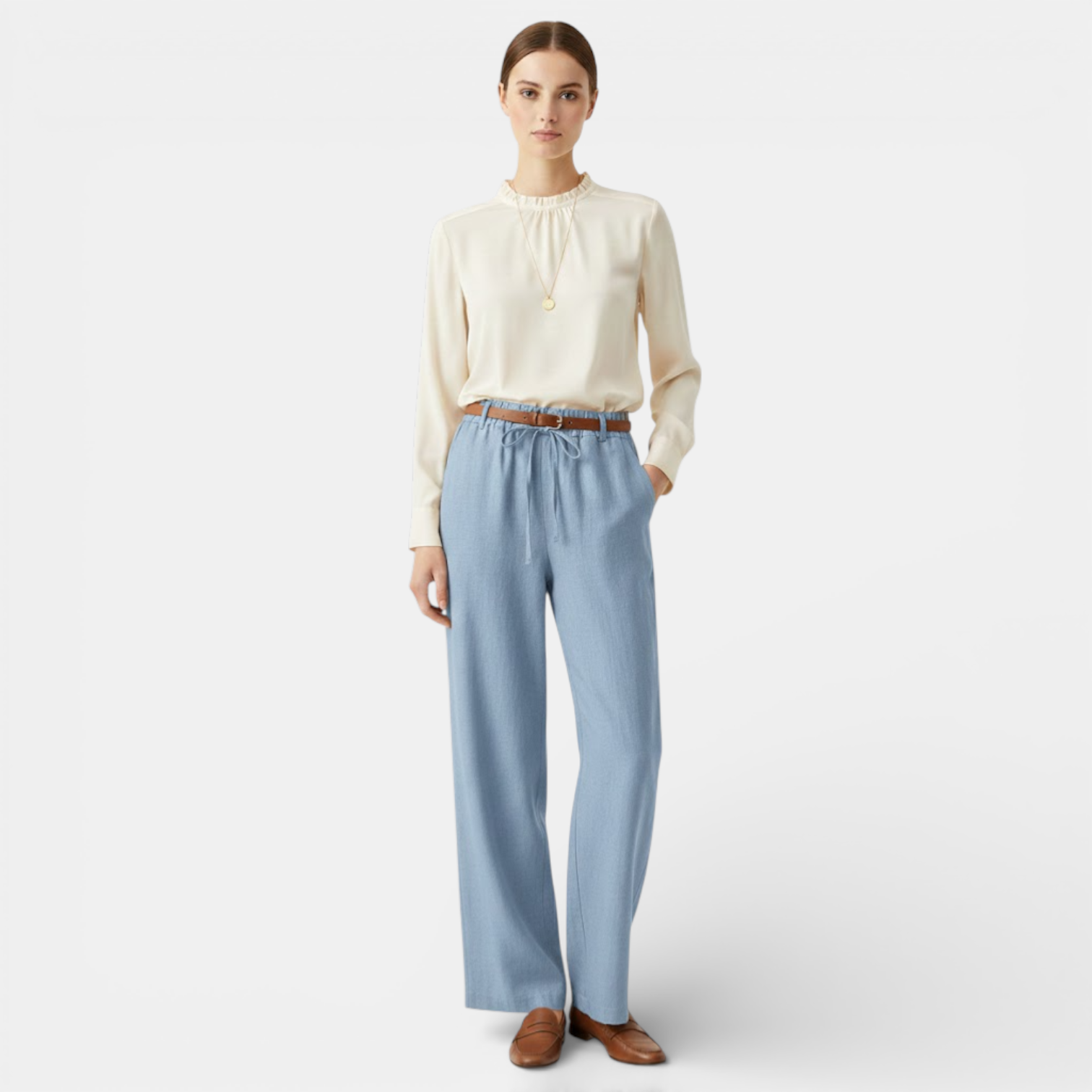 Belcien | Women’s Wide Leg Pants for Breathable Summer Comfort