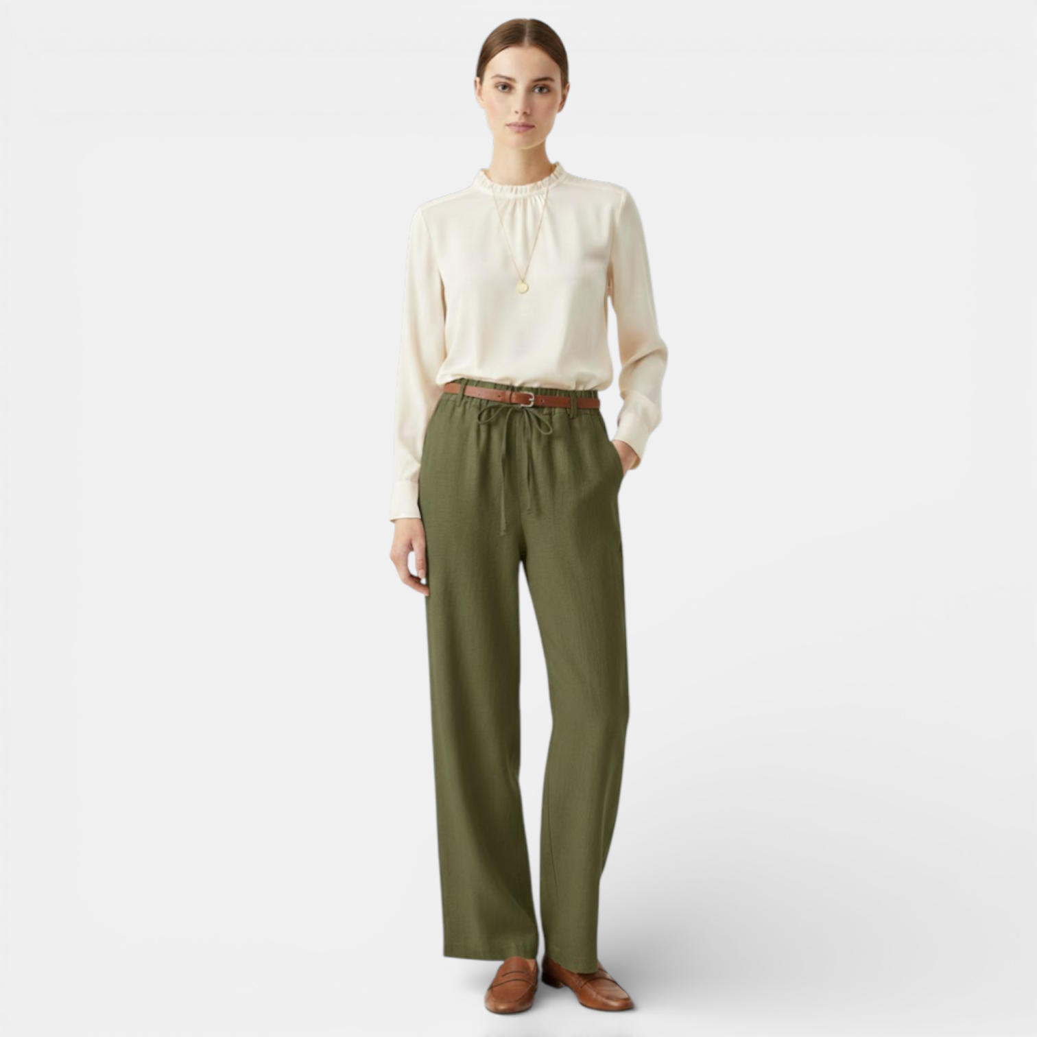 Belcien | Women’s Wide Leg Pants for Breathable Summer Comfort