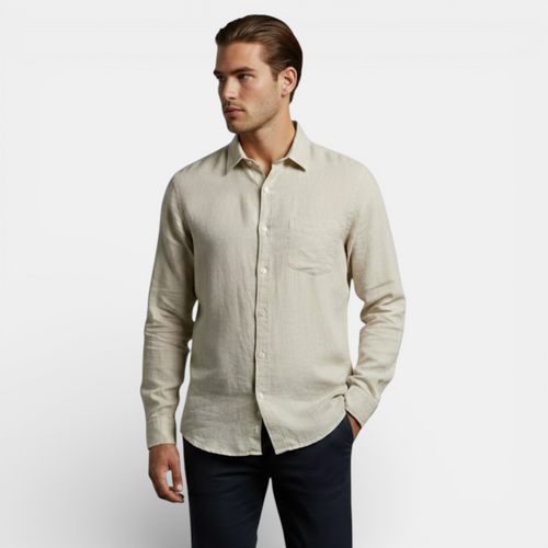 Belcien | Men’s Long Sleeve Breathable Shirt for Summer Wear