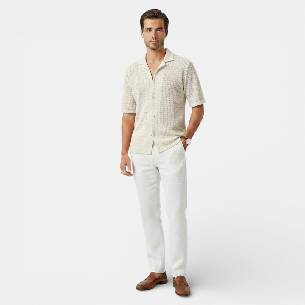 Belcien | Men’s Elegant Shirt – Smart Casual Summer Wear